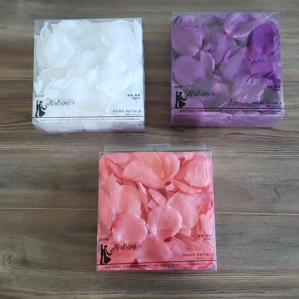 His & Her Studio Rose Petals